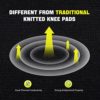 Volleyball Knee Pads for Men Women Boy Girl , Knee Protector Knee Supporter . Knee compression Sleeve with high Protection Cushion for Volleyball ,Running ,House Cleaner , Worker , Weight lifting , Dancer - Image 5