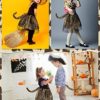 4 Pieces Costume Set Include Ears Headband Bow Tie Tutu Skirt Costume Kit for Kids Dress Cosplay Party Accessories - Image 6