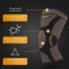 JIUFENTIAN (2Pack Copper Knee sleeve for Arthritis Pain and Support-Copper Knee Brace for Knee Pain Relief, Workout, and Sports (Large) - Image 3