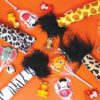 Animal Tails - 6 Pk Cosplay Costume Stuffed Tails - Halloween Costume Zoo Animal Costume Accessories for Halloween Party, Jungle Safari Party, Safari Birthday, Zoo Animal Party, Zoo Theme Birthday - Image 5