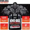 Nutrex Research Hemo-Rage Extreme High Stim Pre Workout Powder | Insane Lasting Energy, Focus, Endurance & Pump Booster Preworkout Supplement | Fruit Punch 30 Servings - Image 4