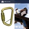 Fusion Tacoma D Shaped Triple Lock Alloy Steel Carabiner - Image 5