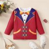 Singcoco Kid Costume T-Shirt Toddler Boy Uniform Costume Shirt - Image 2