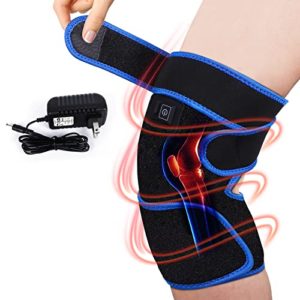 Tizikcon Knee Heating Pad for Knee Pain Relief, Features Advanced Hot and Cold Therapy for Leg Injuries, Swelling, Knee Replacement Surgery, Arthritis, Meniscus Tear, and ACL