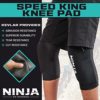Ninja MTB Speed King Knee Pad - Lightweight Knee Pads for Men or Women - Great Protection for Mountain Bike or BMX Riders - Sleeves with Knee Pads for Mountain Biking (L/XL) - Image 4