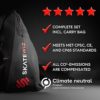 SKATEWIZ Skate Pads - Knee and Elbow Pads & Wrist Guards for Roller Skating [6pc] Climate Neutral Skating Protective Gear Adult and Kids - Roller Skate Pads - Image 4