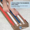 Tumbl Trak 8 Ft Laser Beam With Solid Wood Core Gymnastics Low Balance Training Beam - Image 4