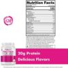 FoxyFit Protein for Her, Vanilla Cupcake Whey Protein Powder with CLA and Biotin for a Healthy Glow (1.85 lbs) - Image 2