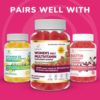 Collagen Gummies for Women and Men with Biotin Zinc Vitamin C and E - Anti Aging, Hair Growth, Skin Care & Strong Nails Protein Collagen Supplements - Non-GMO, Gluten Free - 60 Collagen Gummy Vitamins - Image 6