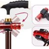 Folding Cane with Seat Adjustable Height Walking Cane and Chair Combo Heavy Duty Chair Cane Walking Stick 350 lbs Capacity - Image 5