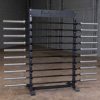 Body-Solid Horizontal Barbell Rack, Black (SBS100) - Image 4