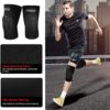 MoKo Knee Brace Support, Protective Volleyball Knee Pads, Professional Thick Sponge Compression Knee Sleeves for Dance Arthritis Joint Pain Relief Injury Recovery, Fit Men Women Youth, 1 Pair, Black - Image 3