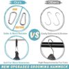 Supet Dog Grooming Hammock Harness for Cats Dogs, Relaxation Pet Grooming Hammock Restraint Dog & Small Animal Leashes Sling for Grooming Dog Grooming Helper for Nail Trimming Clipping Grooming - Image 5