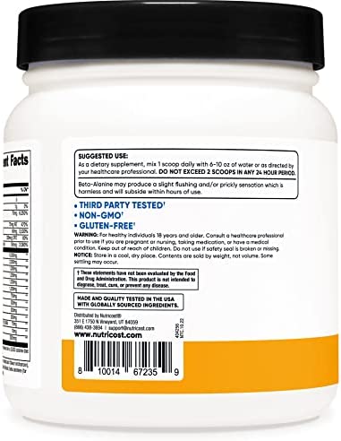 Nutricost Stim-Free Pre-Workout, 30 Servings (Peach Mango) - Caffeine Free, Stimulant Free, Non-GMO, Gluten Free - Image 3