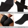 Women Thigh High Socks Extra Long Cotton Knit Warm Thick Tall Long Boot Stockings Leg Warmers - Image 6