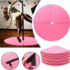 Pole Dancing Crash Mat, 160CM Round Stripper Pole Dance Crash Mat, Safety Mat Fitness Gymnastics Dance Yoga Beginner Thickened Protection Mat - Image 4