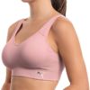 PUMA Womens Performance Seamless Sports Bra 2 Pack Pink/White - Image 4