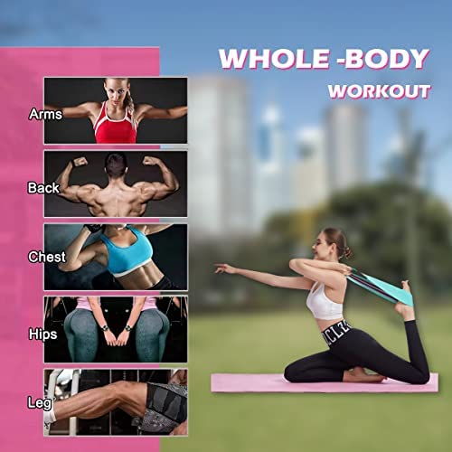 Jatkaa Resistance Bands for Working Out with Anti-Slip Design, 3 Resistance Level Booty Bands for Yoga, Pilates, Rehab, 3 Size Exercise Bands as Gym Home Outdoor Fitness for Leg, Buttock, Hip, Glutes - Image 3