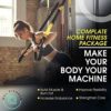 MYL FITNESS Powerlifting Strength Resistance Trainer Workout Straps for Full Body Exercise – Multi-Functional Resistance Training Kit with 2 Adjustable Suspension Straps for Exercise – Black & Yellow - Image 6