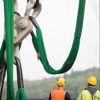 Twin Path SlingMax Endless Round Sling | 25' Length | 50,000 lb. Vertical Capacity | CoverMax Double Layer Nylon Cover | K-Spec Yarn Core | Hanes Supply (HSI) TPXCCF-5000 - Image 2