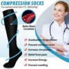 BLUEENJOY Copper Compression Socks for Women & Men (6 pairs) - Best Support for Nurses, Running, Hiking, Recovery - Image 5