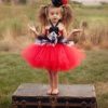 Tutu Dreams Circus Costume for Girls 1-10Y with Circus Headband Chrsitmas Gifts Birthday Party - Image 2