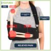 Shoulder Immobilizer - Support Brace Sling for Broken Arm Cast, Fractured Wrist, or Elbow & Hand Injuries - Soft Breathable Material - Universal Fit for Left or Right Arm, Men and Women (MD) - Image 2