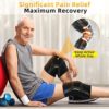 2 Pack Knee Braces for Knee Pain Women Men - JLebow Compression Knee Brace for Working Out, Running, Gym, Fitness, Weightlifting 丨 High Stretch Knee Pads for Meniscus Tear, ACL, Arthritis, Joint Pain (XX-Large, Black) - Image 5