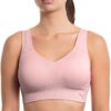 PUMA Womens Performance Seamless Sports Bra 2 Pack Pink/White - Image 2