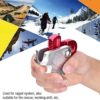 Rock Climbing Descender, 15KN Self-Braking Stop Descender for 9-12mm Rope Rescue Descender Rappel Ring Climbing Gear - Image 6