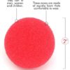 Skeleteen Red Carnival Clown Noses - Red Sponge Nose for Circus Costume Party Supplies - 12 Pieces - Image 7