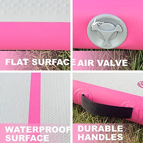 KP Inflatable Air Gymnastics Mat Training Mats 4 inches Thickness Gymnastics Tracks for Home Use/Training/Cheerleading/Yoga/Water with Pump - Image 3