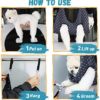 Supet Dog Grooming Hammock Harness for Cats Dogs, Relaxation Pet Grooming Hammock Restraint Dog & Small Animal Leashes Sling for Grooming Dog Grooming Helper for Nail Trimming Clipping Grooming - Image 7