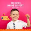 Airborne KIDS 500mg Vitamin C Gummies, Kids Immune Support Zinc Gummies With Powerful Antioxidants Vit C & E - 63 , Assorted Fruit Flavor - Image 5