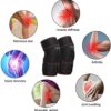 Heated Knee Brace Wrap, 3 Adjustable Heat and Vibration Knee Massager for Arthritis Knee Pain Relief Massaging Knee Pad with AC Adapter (No Battery) - Image 3