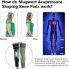 KNEECA Tourmaline Acupressure Selfheating Knee Sleeve, Mugwort Acupressure Shaping Knee Pads, Men's and Women's Detox Sculpting Knee Pads (L) - Image 2