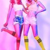 SATINIOR 4 Pair Colorful Striped Knee Socks High Witch Knee Socks High Socks for Women Girls - Image 4