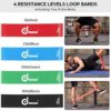 Odoland 16pcs Resistance Bands Set, Exercise Workout Bands with Handles, Resistance Loop Bands, Core Sliders, Ankle Straps, Door Anchor for Home Gym Training, Physical Therapy, Fitness - Image 5
