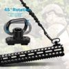 Bontok Sling Swiels Mount, 1.25 Inch Sling Mount Mloc Attachments Set for Two Point Traditional Sling (2 Pack) - Image 6