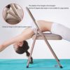 Folding Yoga Stool, Yoga Chair with Lumbar Support, Gym Inverted Chair - Relieve Fatigue and Strengthen The Body, Iron Tube + Rebound Sponge Pad - Image 6