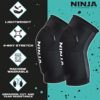 Ninja MTB Speed King Knee Pad - Lightweight Knee Pads for Men or Women - Great Protection for Mountain Bike or BMX Riders - Sleeves with Knee Pads for Mountain Biking (L/XL) - Image 3