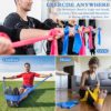 Resistance Bands, UOROMI 2.0M/6.5ft Skin-Friendly Exercise Bands for Women or Men, Long Resistance Band for Pilates, Yoga, Stretching, Physiotherapy Recovery Fitness Band - Image 6