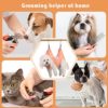 Guzekier Pet Dog Grooming Hammock Harness for Cats & Dogs, Dog Sling for Grooming, Dog Hammock Restraint Bag with Nail Clippers/Trimmer, Nail File, Pet Comb,Ear/Eye Care - Image 5