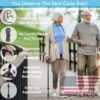 Dynamo Swing Cane - The Most Stable Active Cane Ever Made. Smooth Movement, No Rattles, Balanced & Adjustable. Better Than Quad Canes. New All-Terrain Design. Your Go Anywhere, Any-Weather Cane. - Image 3
