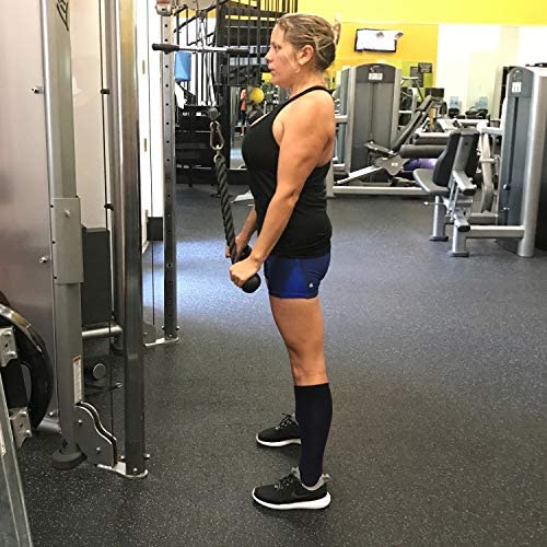 Double Couple 7 Pairs Copper Compression Socks for Men Women 20-30 mmHg Knee High Stockings - Image 5