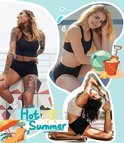 GAYHAY Workout Yoga Shorts for Women, 3 Inches High Waisted Soft Spandex Biker Shorts Women Dance Volleyball Booty Shorts - Image 4