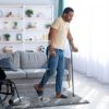 BeneCane Forearm Canes Lightweight Arm Crutch Adjustable Ergonomic Comfortable on Wrist Non Skid Rubber Tips - Image 6