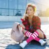 6 Pairs Colorful Striped Knee High Socks, Neon Stripe White Black Knee Colored Tube Socks for Women Girls - Image 7