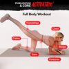 Resistance Band Set | Resistance Bands with Handles Space Rubber Technology - Resistance Exercise Band Set Ultra Durable Home Gym Bands | Up to 150 LBS Tension - Door & Floor Anchor Included - Image 4