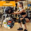 2 Pack Knee Braces for Knee Pain Women Men - JLebow Compression Knee Brace for Working Out, Running, Gym, Fitness, Weightlifting 丨 High Stretch Knee Pads for Meniscus Tear, ACL, Arthritis, Joint Pain (XX-Large, Black) - Image 6